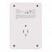 POWRUI 6-Outlet Extender with 2 USB Ports (2.4A Total) and Night Light